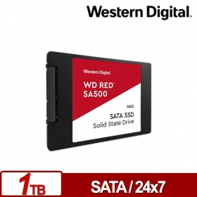 WD 紅標 SA500 1TB SSD 2.5吋NAS固態硬碟 