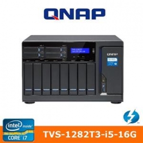 QNAP TVS-1282T3-i5-16G 網路儲存伺服器 