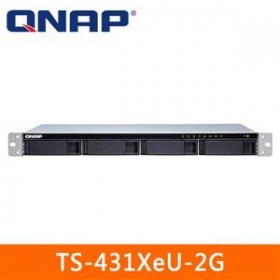 QNAP TS-431XeU-2G 機架式(不含滑軌，3年保)網路儲存伺服器