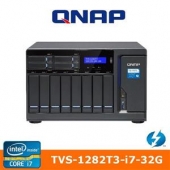 QNAP TVS-1282T3-i7-32G 網路儲存伺服器