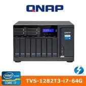QNAP TVS-1282T3-i7-64G 網路儲存伺服器