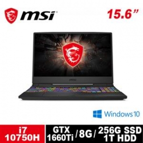 微星 MSI GL65 Leopard 10SDK-662TW-BB71075H8G1T0DX10MA 15.6吋筆電
