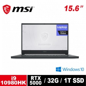 微星 MSI WS66 10TM-489TW-GG91098K32GXXDX10PH 15.6吋筆電