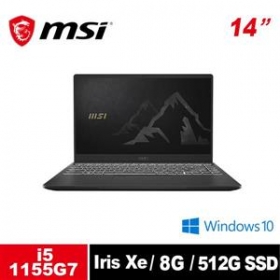 微星 MSI Summit B14 A11MOT-687TW-IB51155U8GXXDX10P 14吋筆電
