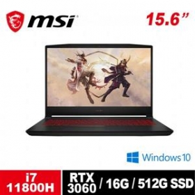 微星 MSI Katana GF66 11UE-402TW-BB71180H16GXXDX10MA 15.6吋筆電