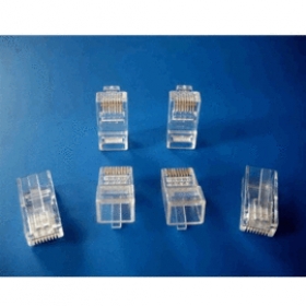 BIGTREE CAT.6 RJ-45 pulg 3叉水晶接頭(100顆/包) 