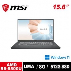 微星 MSI Modern 15 A5M-093TW-GGAR555U8GXXDX11M 15.6吋筆電