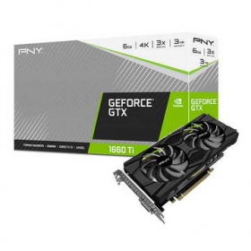 PNY GeForce GTX 1660 Ti 6G XLR8 Dual Fan ( VCG1660T6DFPPB )