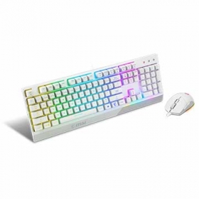 MSI Vigor GK30 Combo鍵盤滑鼠組(白色) ( VIGOR GK30 COMBO WHITE )
