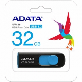 ADATA AUV128-32G-RBE 黑藍 隨身碟 (量購價 最低購量:2)