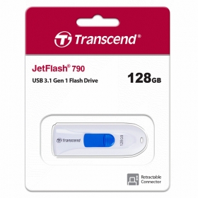 TRANSCEND TS128GJF790W 隨身碟(白)