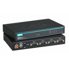 MOXA 4 Port USB-to-Serial Hub , RS-232 轉換器