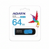 ADATA AUV128-64G-RBE 黑藍 隨身碟