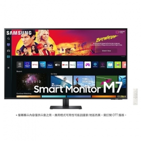 SAMSUNG S43BM700UC 43吋4K智慧聯網平面顯示器(M7/黑色)